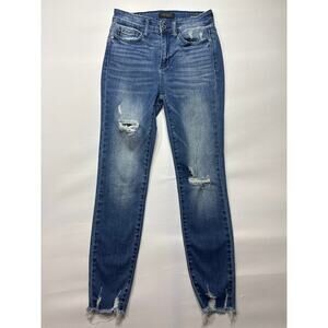Judy Blue Women's Skinny Fit Blue Stretch Denim Jeans - Size 5/27 (26x27)